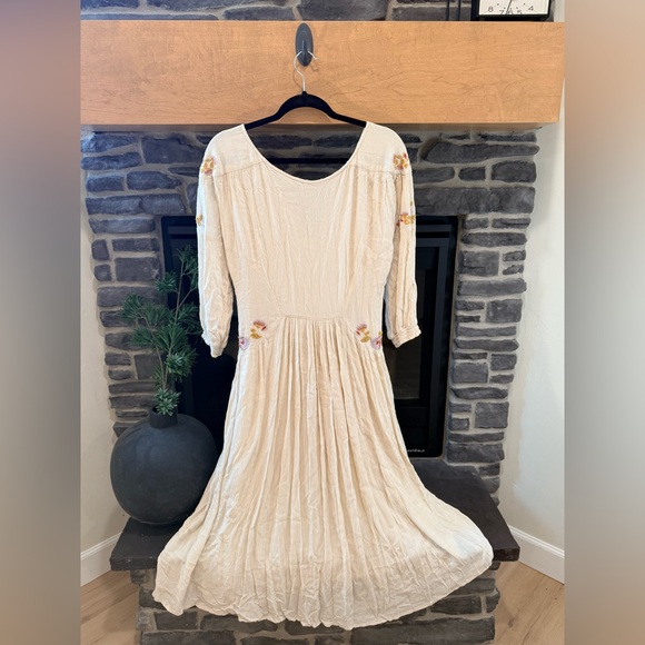 Free People Floral Embroidered Maxi Dress - Picture 2 of 4